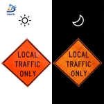 Roll Up Sign & Stand - Local Traffic Only Reflective Roll Up Traffic Sign